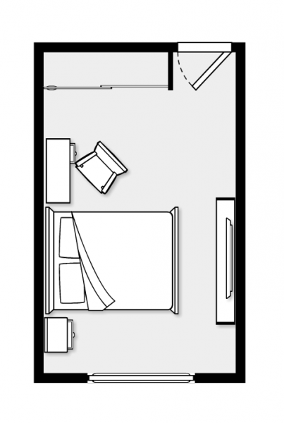 Графический план комнаты. Рисуем план спальни. варианты планировок15